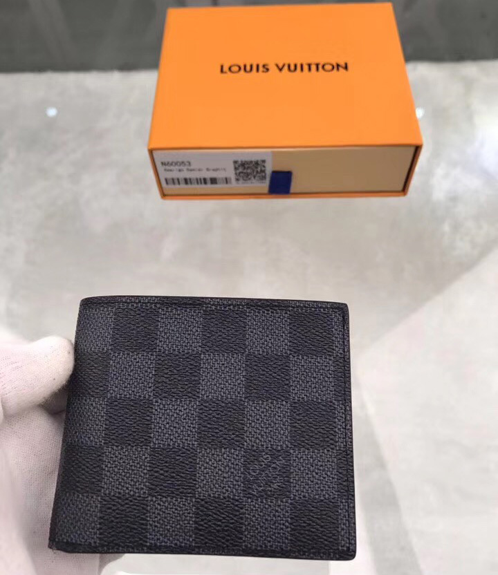 Louis Vuitton Slender ID Wallet Damier Graphite Black/Gray in Coated  Canvas/Leather - US