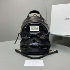 Maison Margiela Glam Slam Patent Leather Mini Backpack