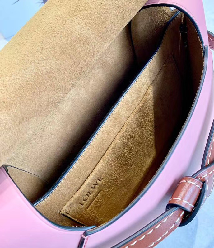 Loewe Gate Small Bag Tan/Medium Pink - Kaialux