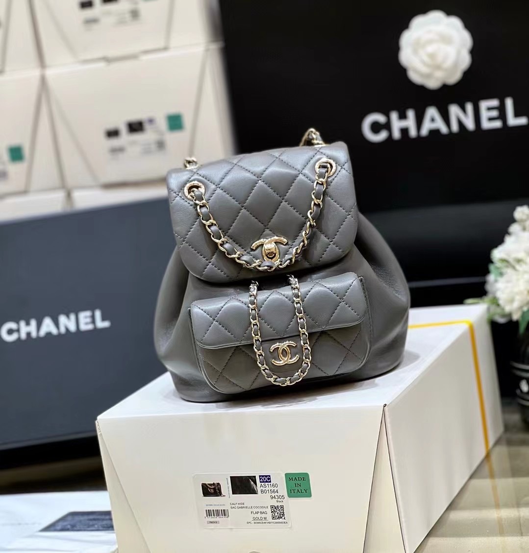 chanel backpack caviar leather