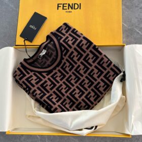Fendi FF Logo Knit Top