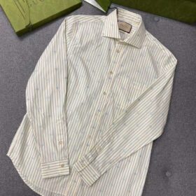 Gucci Stripe Long-Sleeved Shirt