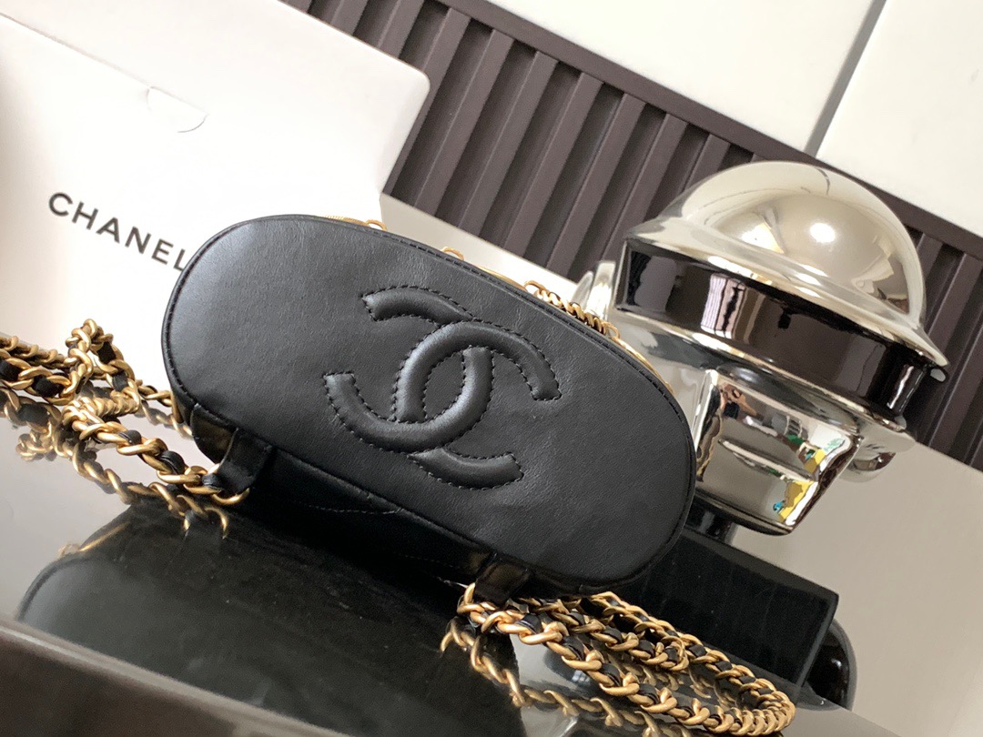 chanel round bag with chain