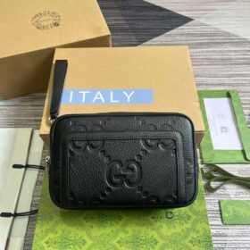 Gucci GG Leather Pouch