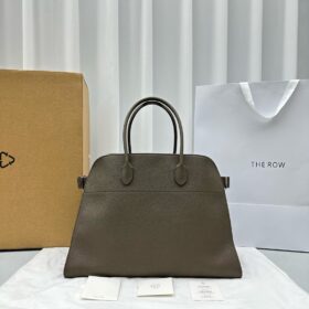 The Row Soft Margaux 17 Bag in Leather